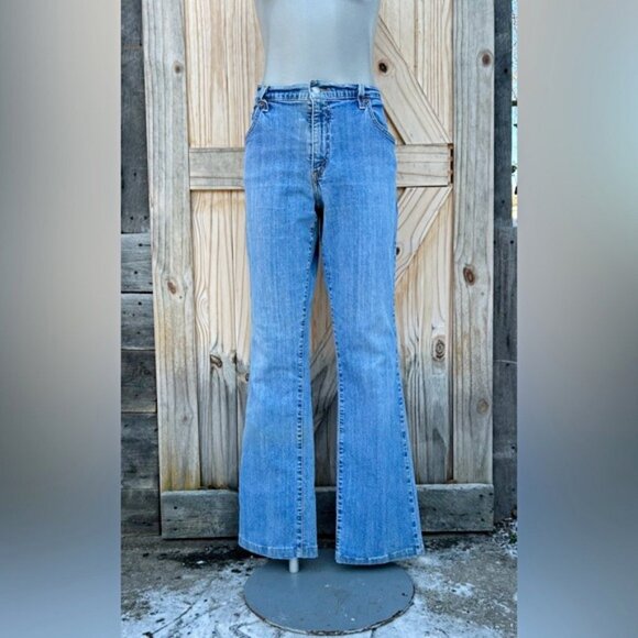 Vintage Y2K Levis 550 Womens Stretch Denim Mid Rise Boot Cut Jeans~10~ - Picture 4 of 6